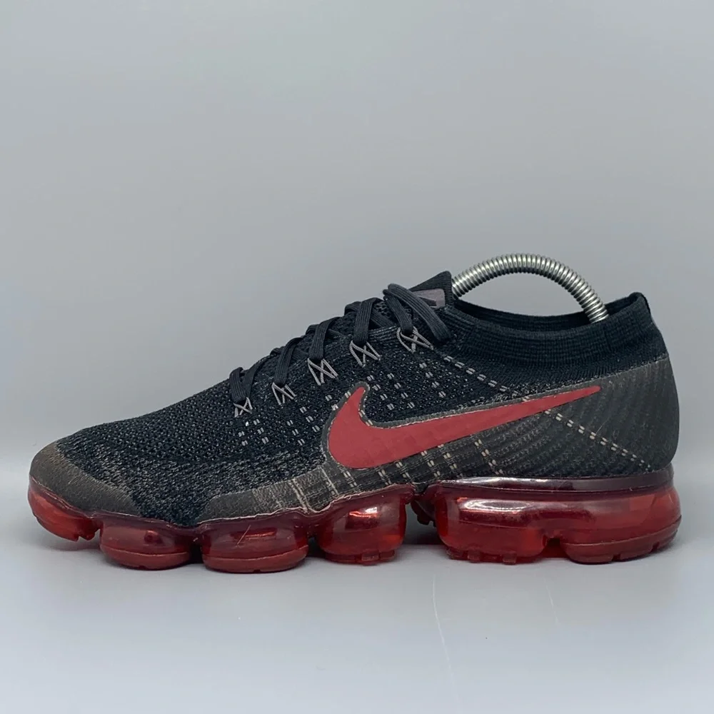 Nike Air Vapormax Flyknit Dark Team Red / Black‎ Men's Sz 10